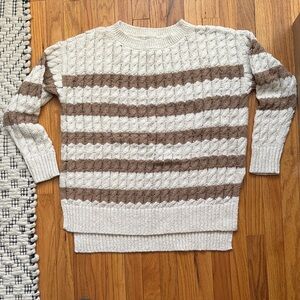 Pilcro Longline Stitch Sweater